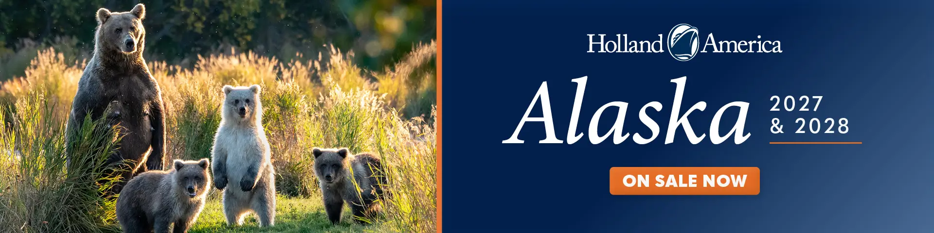 Holland America Alaska 2027 & 2028 On Sale Now